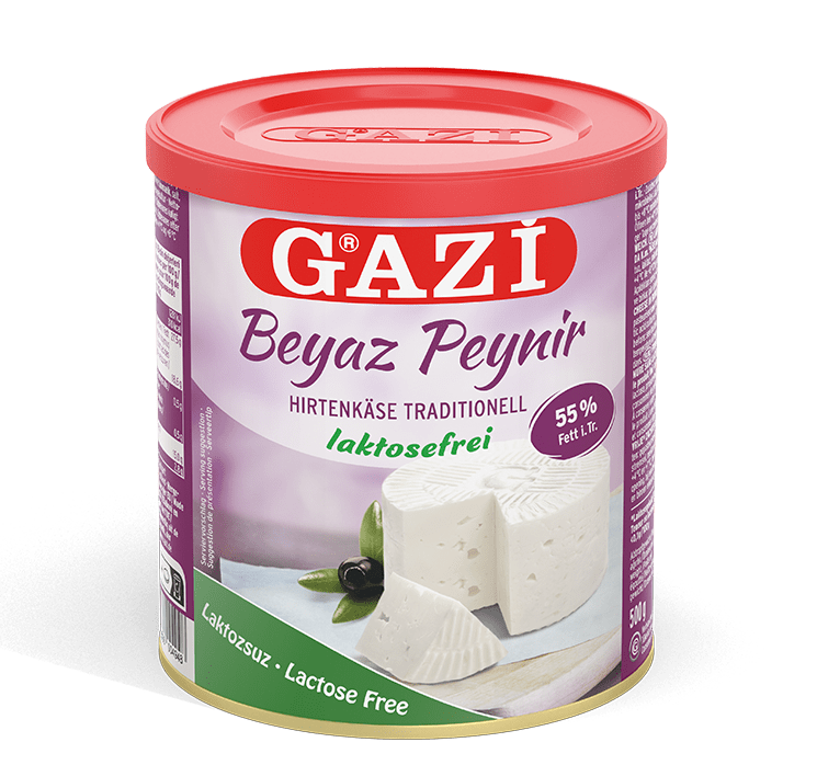 Turecki Ser Biały GAZİ Hirtenkäse Bez Laktozy 500g – Tradycyjny 55%