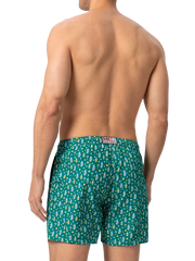 Lightweight fabric swim shorts Lighting with gin lemon print - MC2 Saint Barth