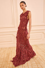 Agate Hand Crochet Maxi Dress - Front View | Ulla Johnson