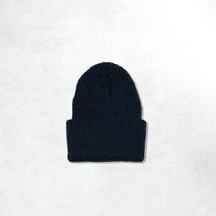 Union Project Heavy Knit Beanie: Black