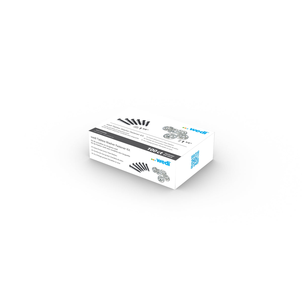 Wedi - Kit de fixation avec rondelles sans languettes
