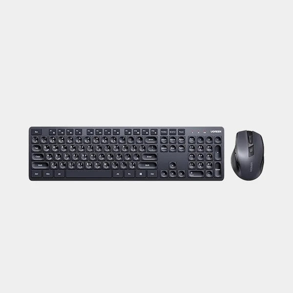 Ugreen Wireless Keyboard and Mouse Kit K331 65778 Keyboard + M331 65779 Mouse  - Grey