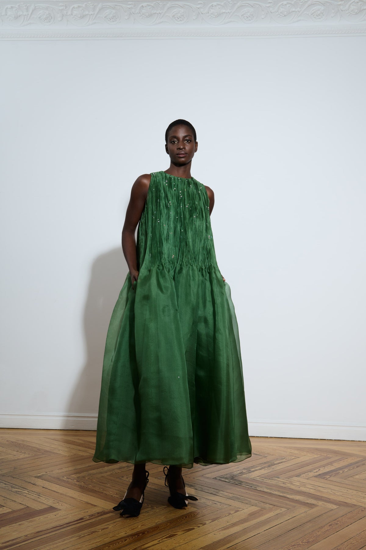 GREEN DRESS FOR EVENT THE 2ND SKIN CO.
