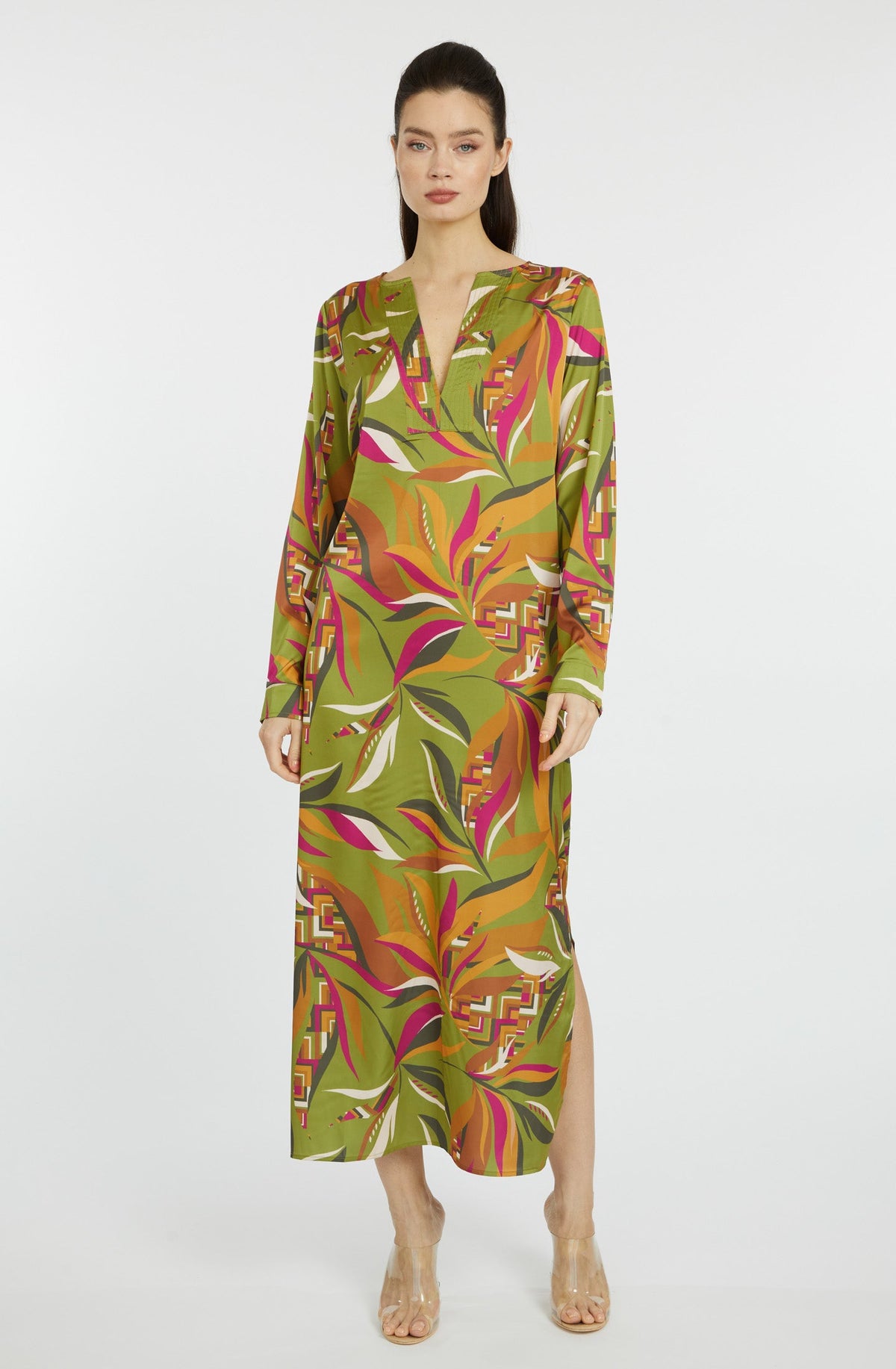 Havana Long Sleeve Tunic Dress
