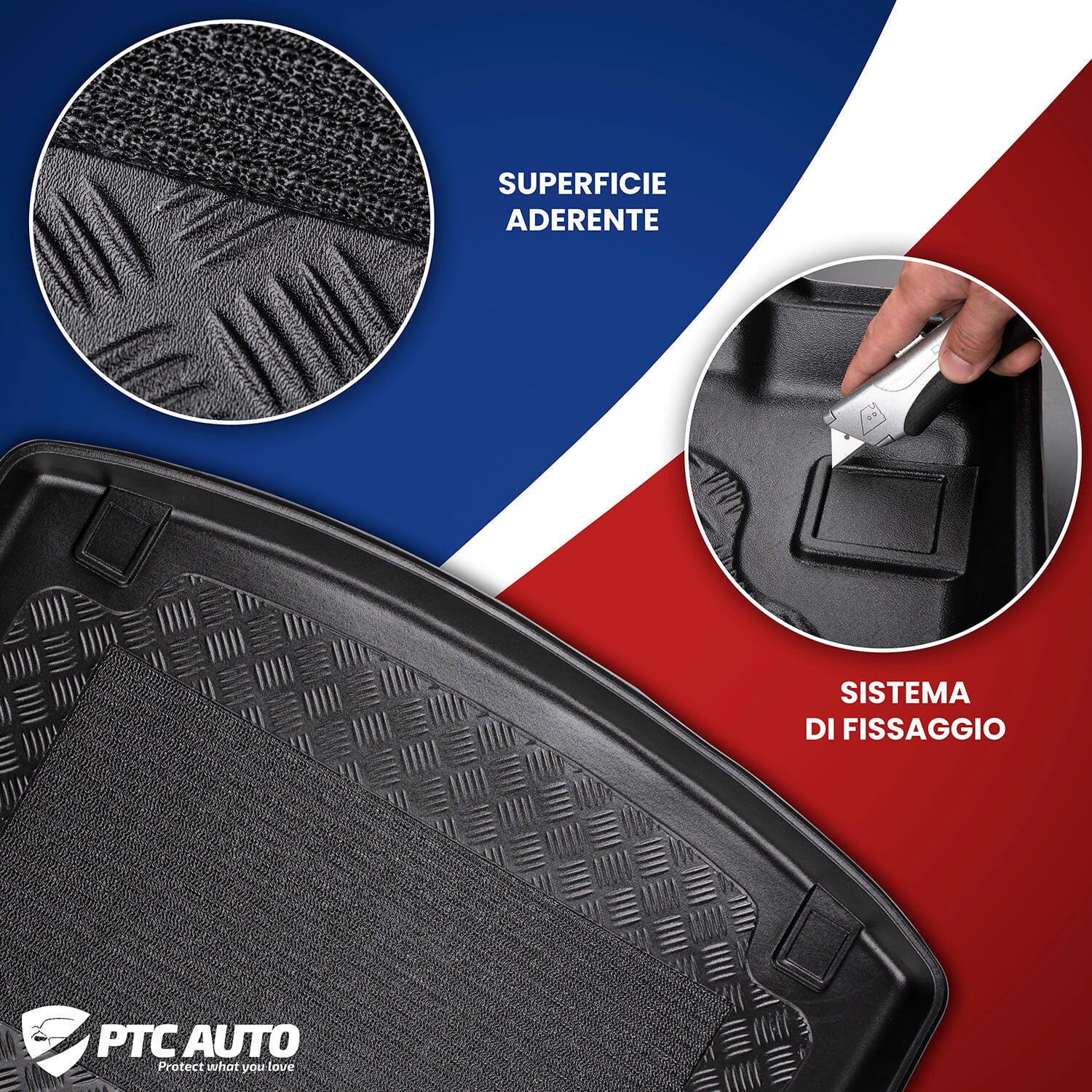 Vasche baule Nissan X-Trail T31, carrozzeria suv, fabbricazione 06.2007 - 07.2014, bagagliaio con pavimento in posizione inferiore #1 - 2