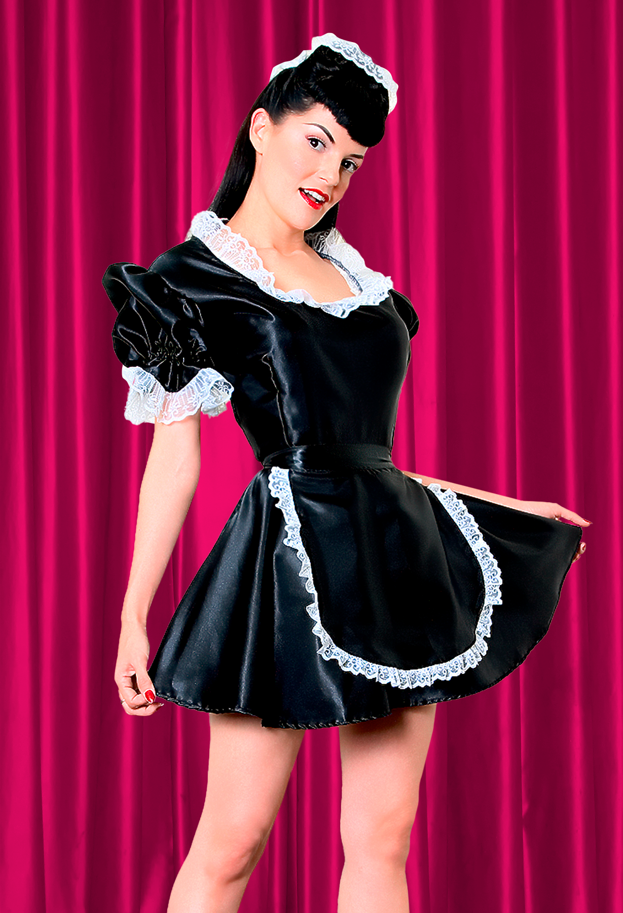Fitted French Maid Dress