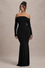 WB_CC_HR_CL134773002-AmaiaBlackBardotLong-SleeveMaxiDress4