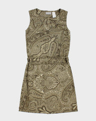 Y2k 00s Liz Claiborne Paisley Pattern Dress - S