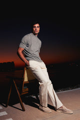 Men Calvin Cashmere Crewneck T-Shirt
