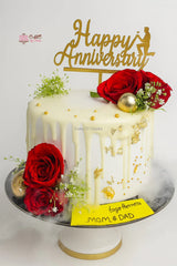 Romantic Fog Anniversary Cake