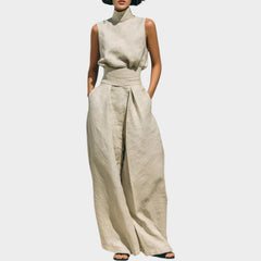 Elegant Wide Leg Jumpsuit