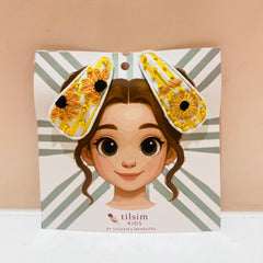 Sunny Bloom Hair Clips