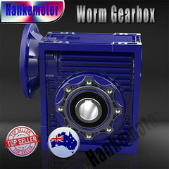 NMRV075 25:1 Worm Reducer B5 24mm Input Shaft  Compatible with 90 Frame Motors