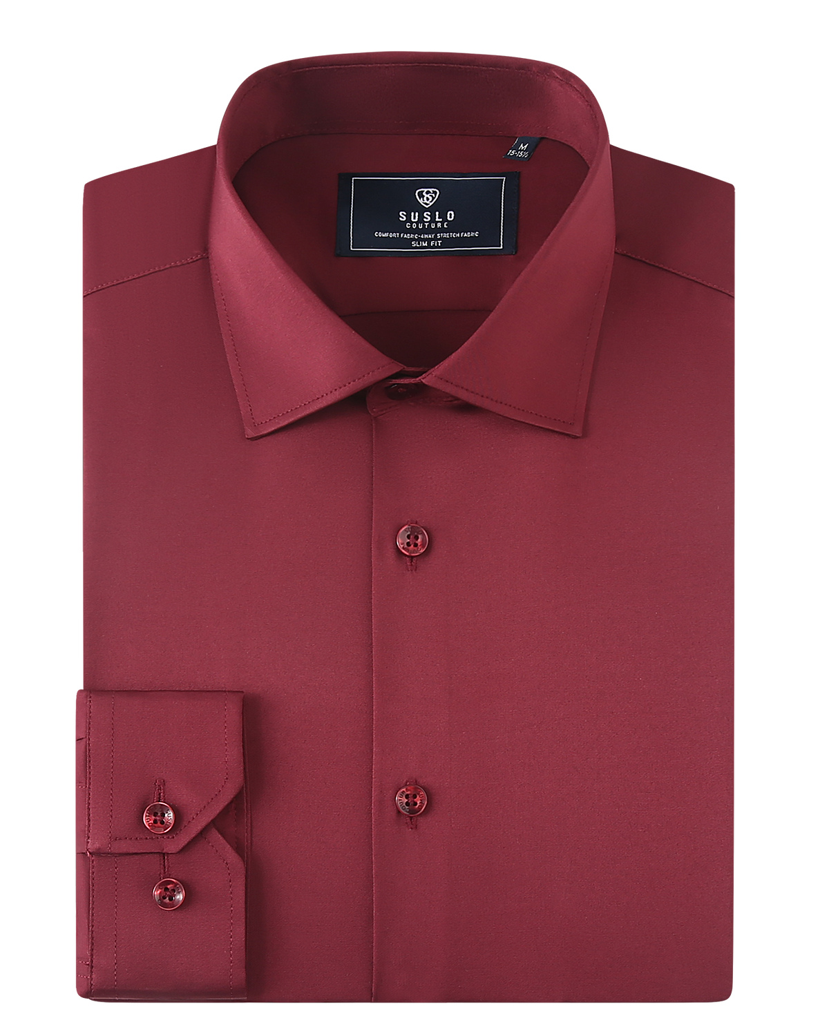 Perfect Dress Shirt (BURGUNDY)