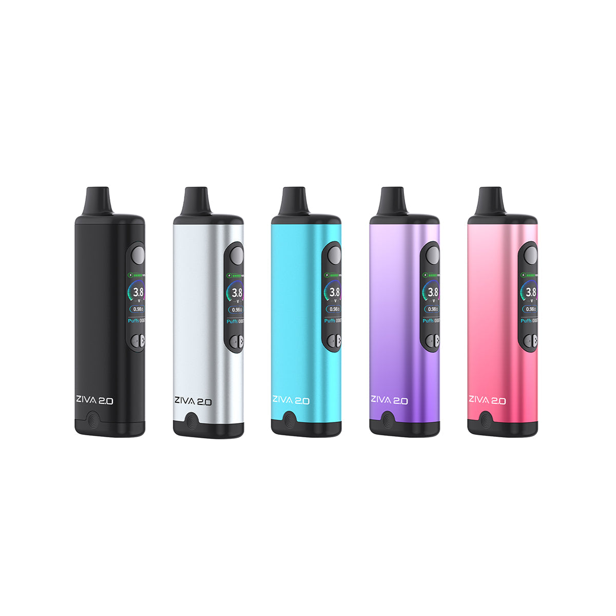 Yocan Ziva 2.0 Dab 510 Thread Battery All Colors
