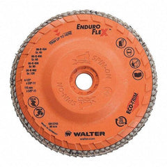 Walter Flap Disc, Medium, Grit 60, 4-1/2"Dia.