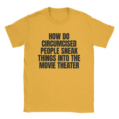 A-or-B-Tees T-Shirt Gold / S Movie Theater T-Shirt