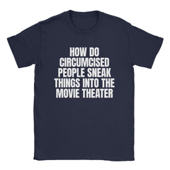 A-or-B-Tees T-Shirt Navy / S Movie Theater T-Shirt