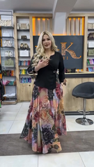 👗【S-5XL】Jarná kontrastná farba pohodlné a krásne šaty