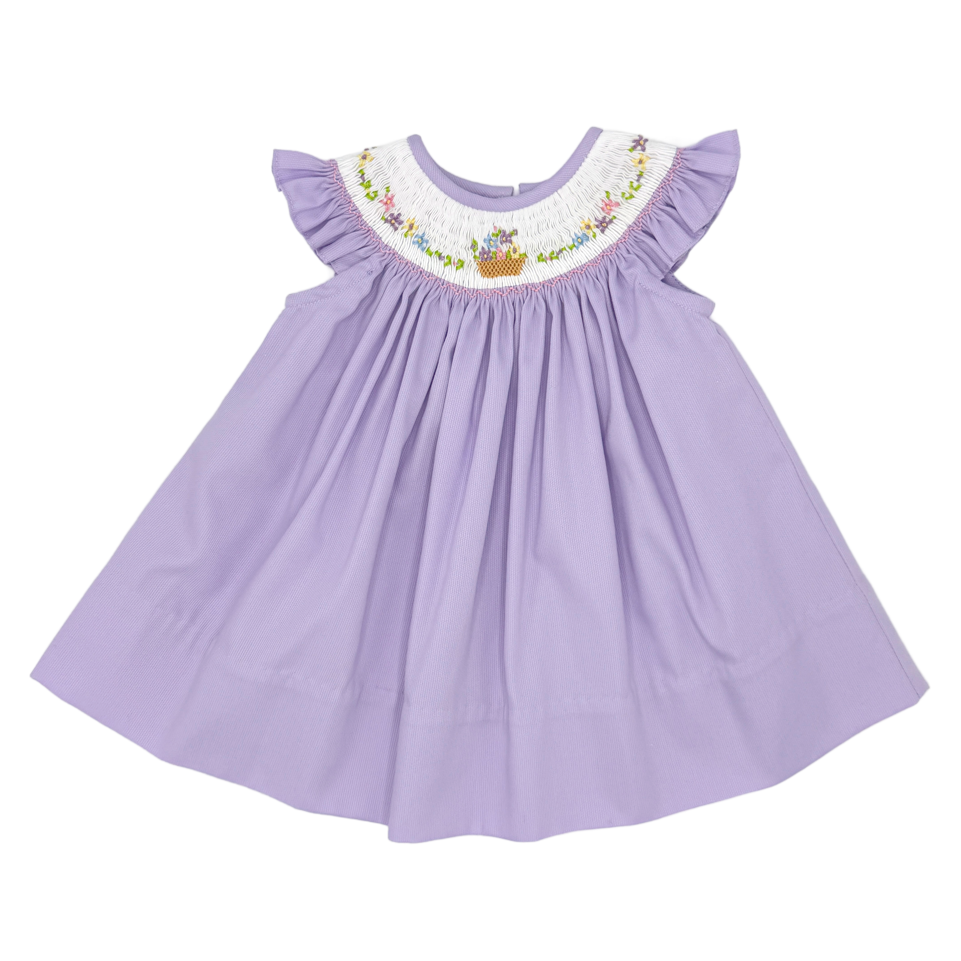 Lilac Easter Basket Dress