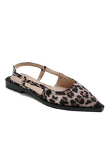 Mel Leopard Print Slingback Shoe