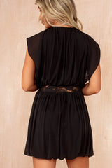 Wrenley Black Cotton Dress