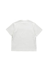 Acne Printed T-Shirt - Relaxed T-shirt Off-White - modostore.no