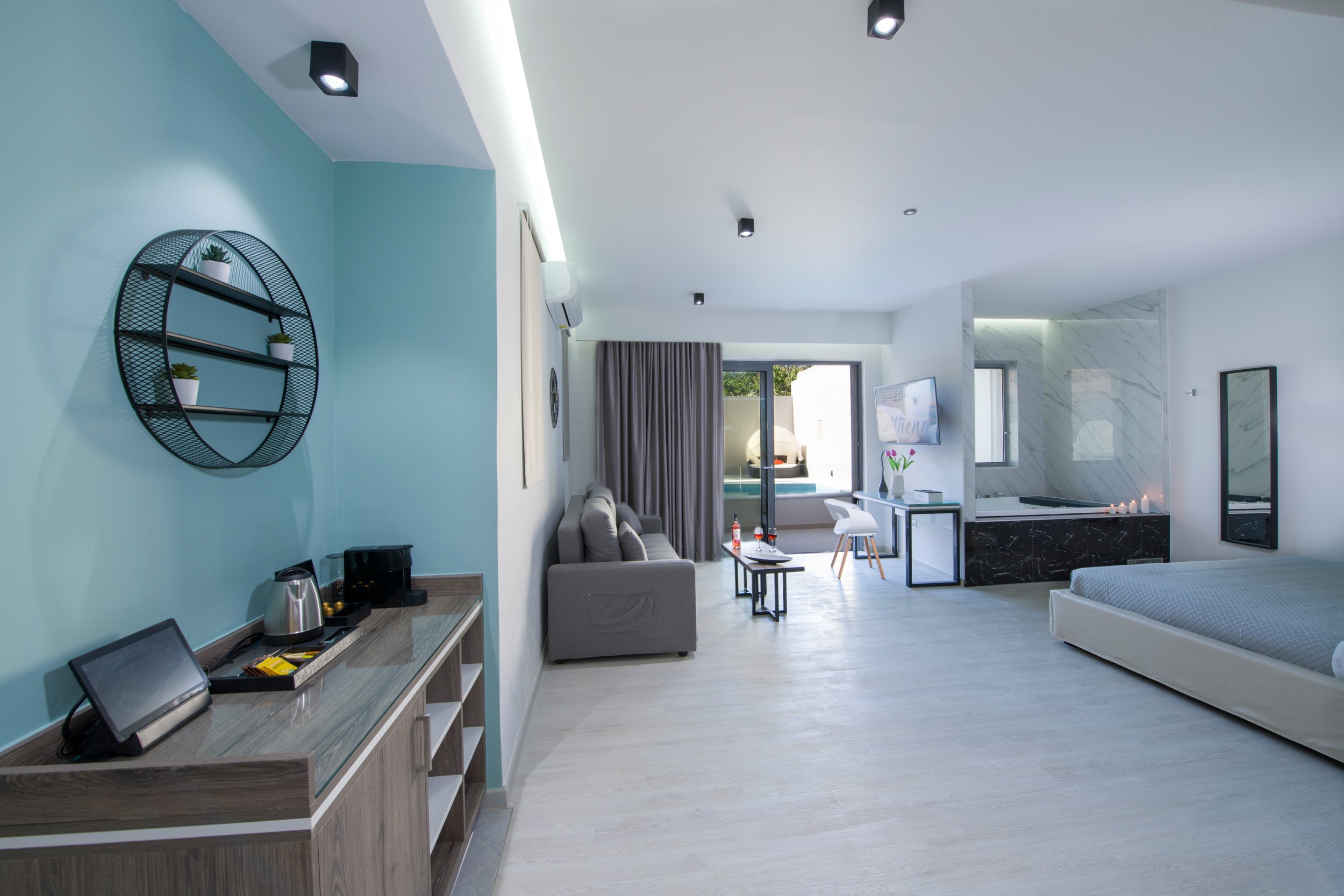 xSuites Hotel is located in the center of Agia Marina Nea Kydonia, just 50 meter  xSuites 5* Athena Luxury Suite Room in hotel vacation rental 53292003