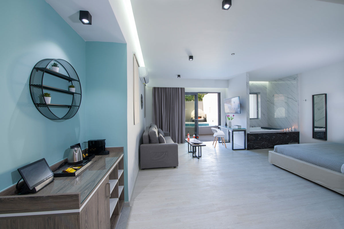 xSuites Hotel is located in the center of Agia Marina Nea Kydonia, just 50 meter  xSuites 5* Athena Luxury Suite Room in hotel vacation rental 53292003