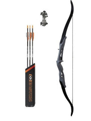 EASTON Recurvebogen  SET, 52 Zoll, Sportbogen f. Kinder 10-20 lbs, Bogen SET