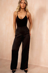 Juliette Black Diamante Trousers