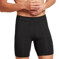 Boody Men´s Everyday Longer Boxers Sort | Str. M fra Boody på Mecindo.dk