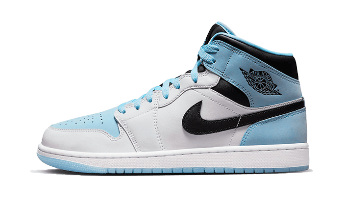 Air Jordan 1 Mid SE Ice Blue Black - Aplug