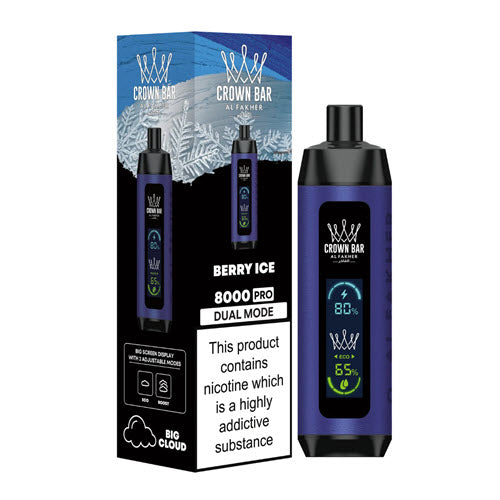 Crown Bar 8000 Puffs Disposable Vape Device - 1PC - Ohm City Vapes