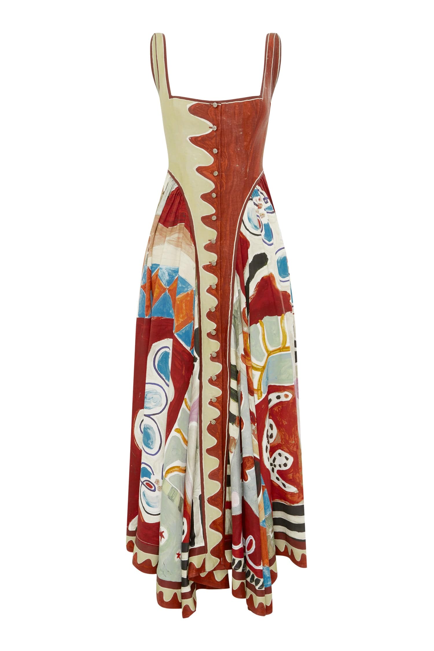 ALEMAIS CONTEMPORARY WARDROBE DRESS_MIDI MICHELLE SQUARE NECK MIDI DRESS