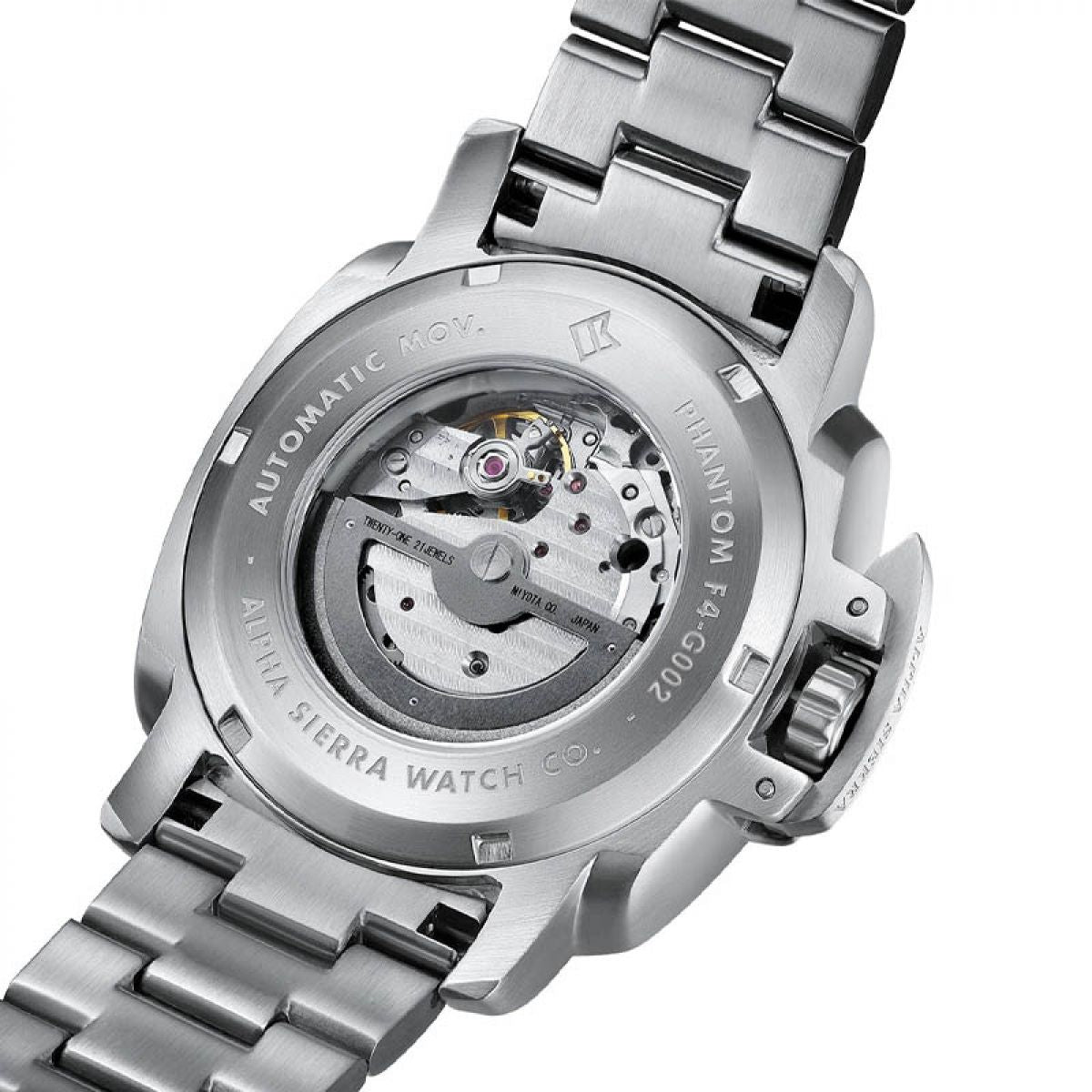 Alpha Sierra Automatic Phantom G002 Heren Horloge 44mm 5 ATM