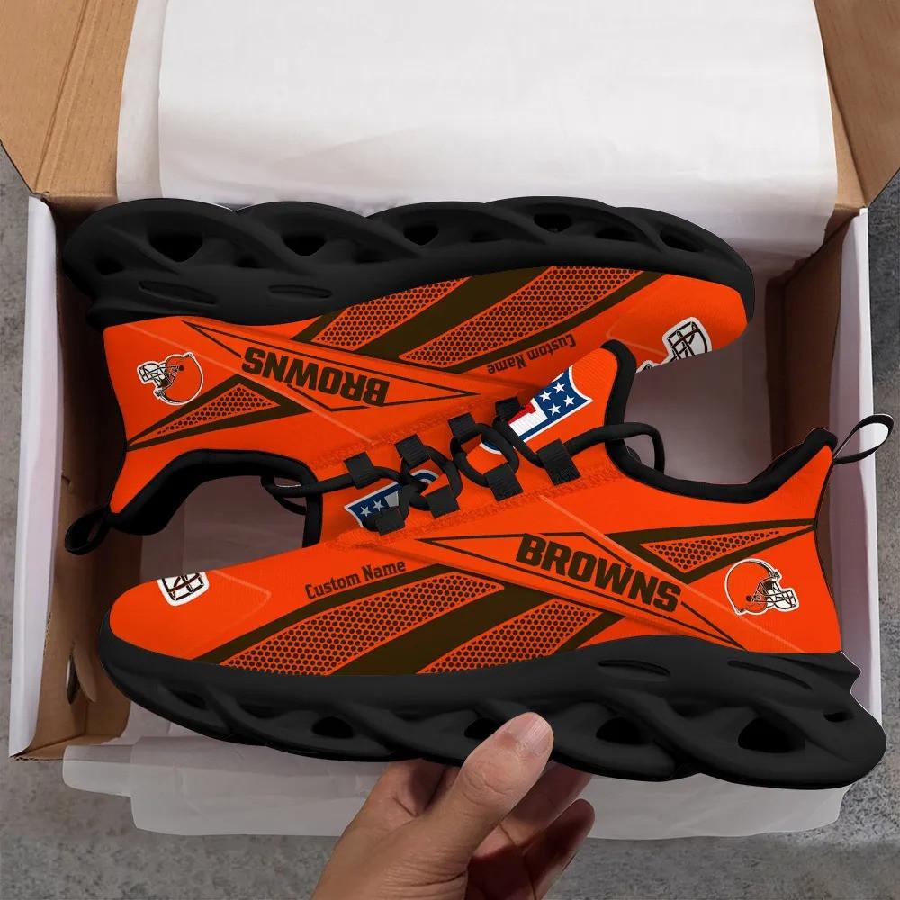Ideafootwear Cleveland Browns Max Soul Shoes Sneakers For Men And Women 1