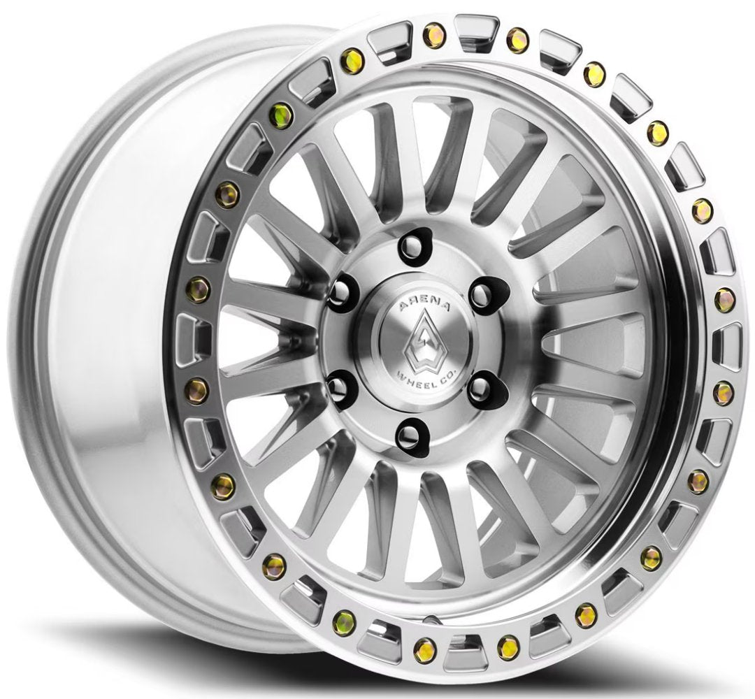17x9 Arena A108 Trophy Bright Machine Zinc Bolts 6x135 1mm