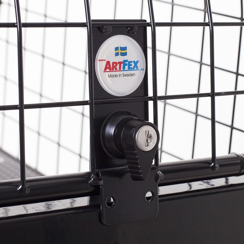 Artfex Hundgrind Modell 1 Enkeldörr – Svensktillverkad – närbild detaljer | Artfex