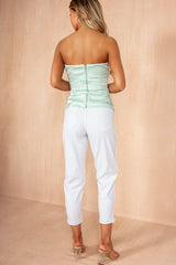 Yolanda White Mom Jeans