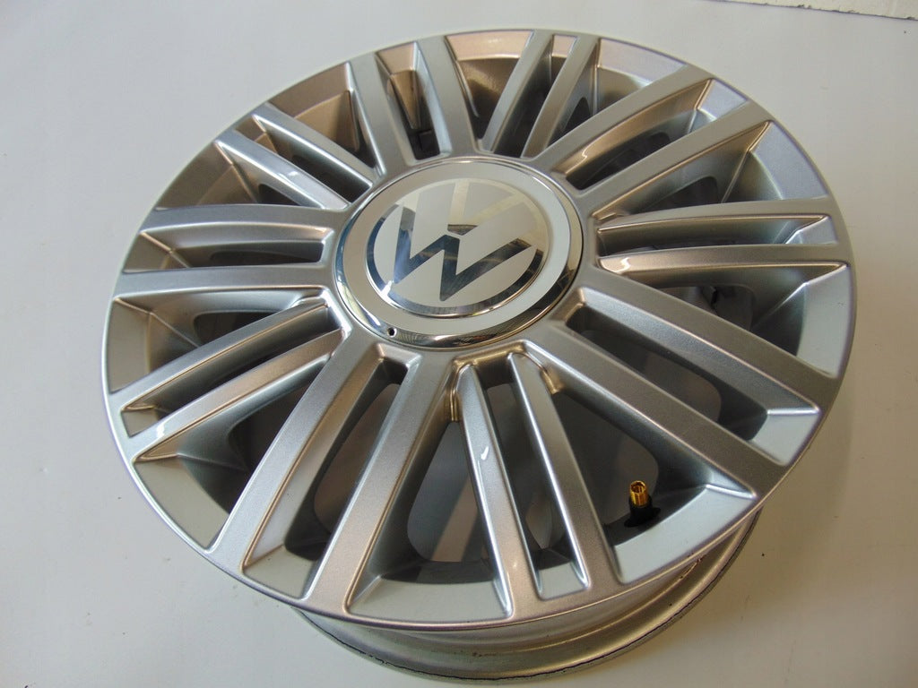 1x Alufelge 15 Zoll 5.5" 4x100 41ET Glanz Silber 1S0601025CD VW Up Rim Wheel FEL3738286678cv