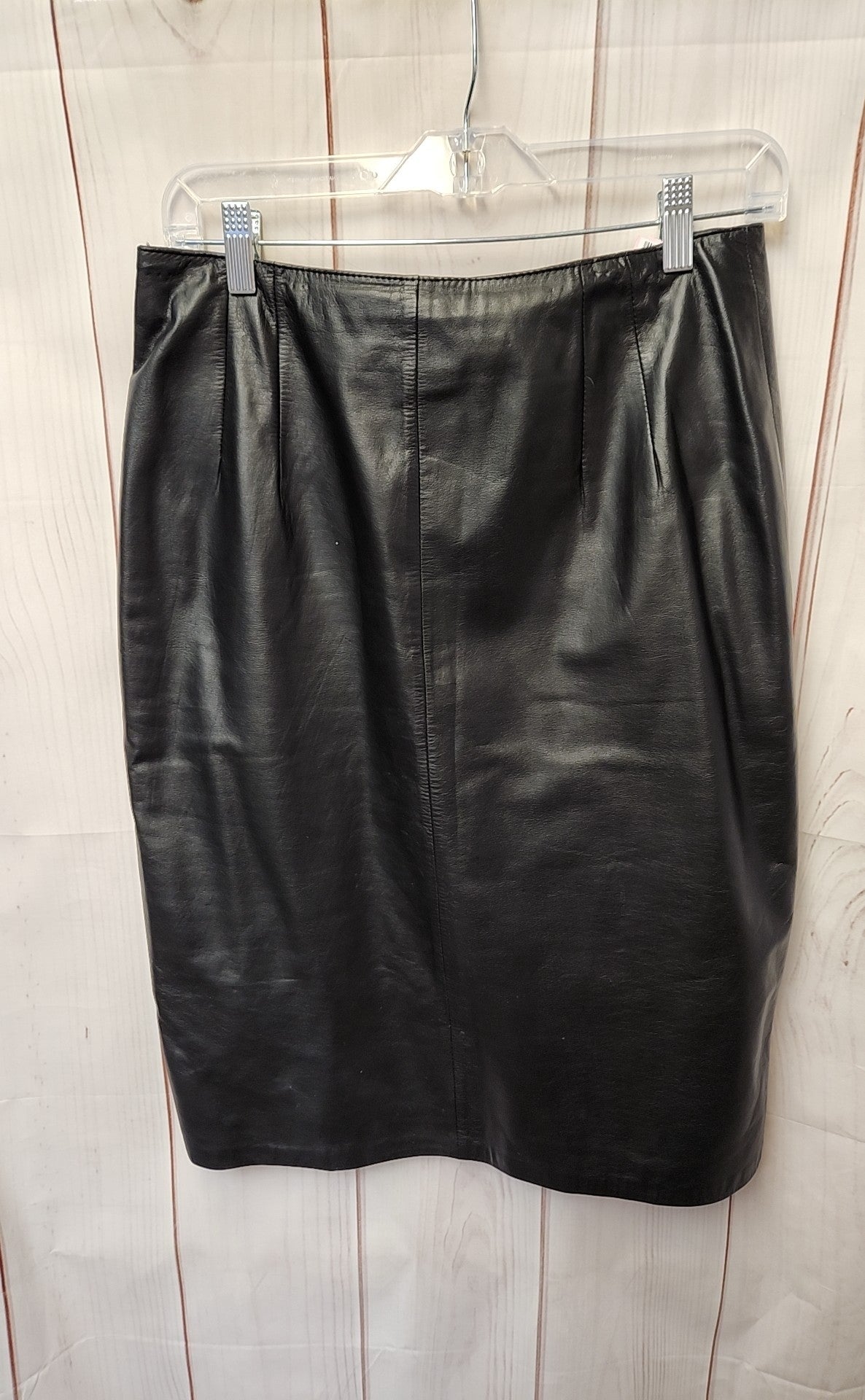 Bagatelle Women's Size 12 Black Leather Skirt
