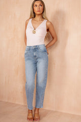 Connie Blue Mom Jeans