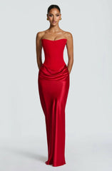BabyBoo Maggie Maxi Dress Red - Dresses