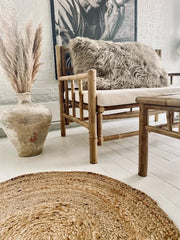Bambus Sofa - 120cm - AFHENTER TILBUD - VIAMAJA.DK
