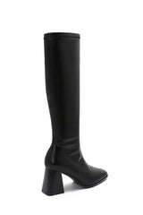 Annie Mary Black Knee High Boots