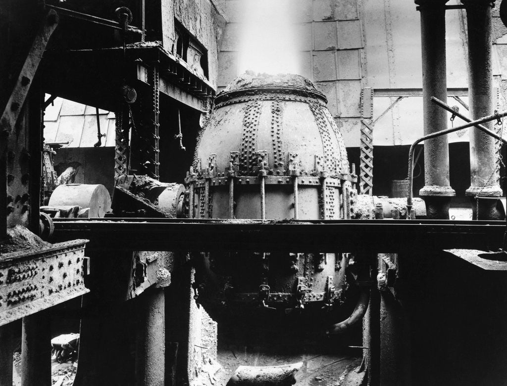 Closeup Of A Bessemer Converter; Steel