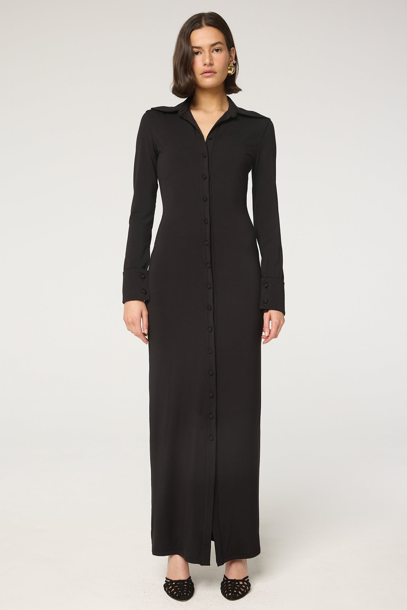 BEXLEY DRESS BLACK - The Line by K