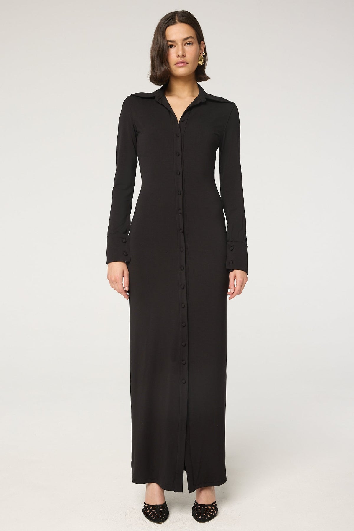 BEXLEY DRESS BLACK - The Line by K