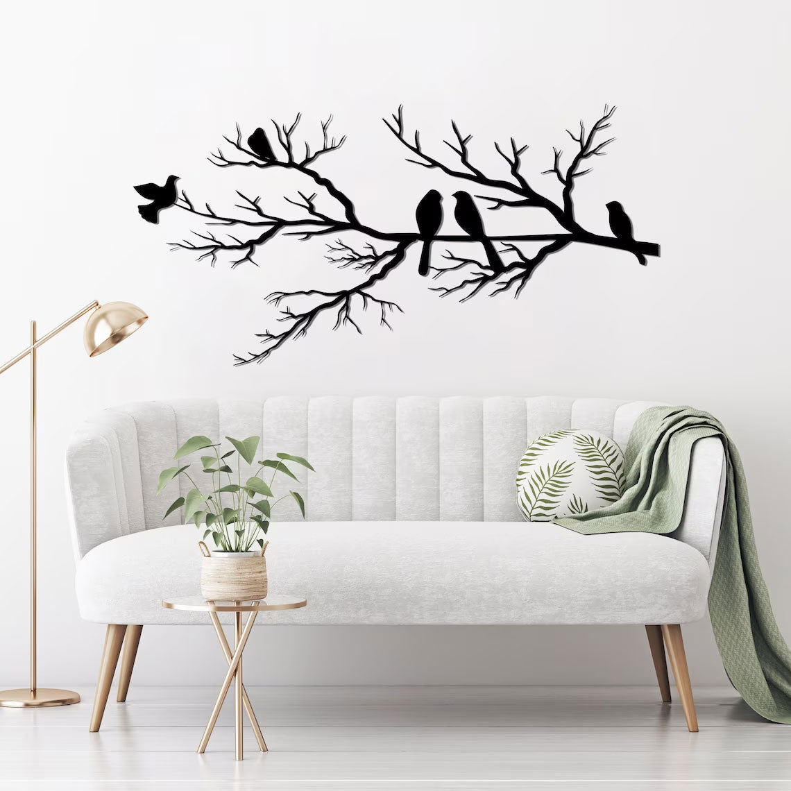 Skanto | BIRDWING ART – Metallveggdekorasjon med fugler for elegant livsstil